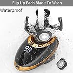 Kibiy Electric Shavers for Men Bald Head Shaver Mens Electric Razors for Shaving Rechargeable Cordless Wet/Dry Rotary…