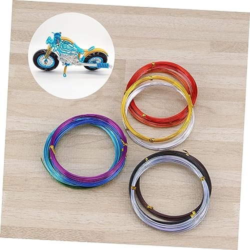 Alambre de aluminio flexible Gadpiparty en 12 rollos para crear pulseras 2