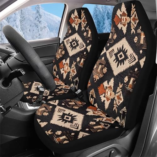 Housses de siège de voiture avant souple et confortable pour trajet long