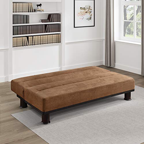 Lexicon Stellar Futon Sofa Sleeper, Brown #TOP4