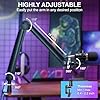 Sensic SA-30 Microphone Boom Arm, 360° Rotatable Mic Stand with 6 inch riser, Microphone Holder with 1/4", 3/8" and 5/8" Adapters, Professional Microphone Arm with Accessories, Mic Boom Arm Black #3
