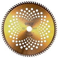 Wire Brush Weed Trimmer Head LSHUZIYU, 9"-100T, 2pcs-Set. 1" Arbor With Washer Adapter 7/8"- 20mm-5/8, Blade, Trimmer Weed Blade. Suitable For All Brand Of Brush Cutter