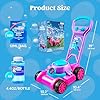 51tffc To1l - Sloosh Bubble Lawn Mower Toddler Toys - Kids Toys Bubble Machine Summer Outdoor Toys Games, Bubble Mover Push Toy for Age 1 2 3 4 Year Old Preschool Kid Boys Girls Birthday Easter Gifts (Pink)
