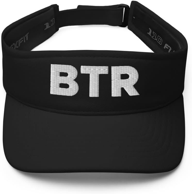 BTR Hat (Embroidered Visor) Flying to BTR Baton Rouge Airport Merch