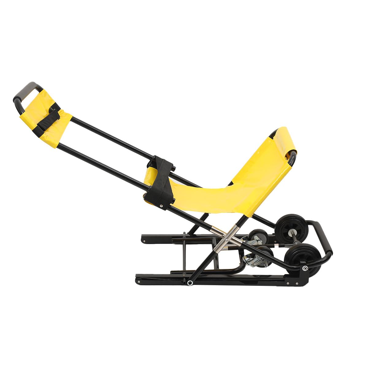 Manueller Lift Treppenstuhl, Klappbarer Treppenstuhl Senioren, faltender Evakuierungsstuhl, Tragbarer Treppenlift mit Rad, 440lbs Tragfähigkeit