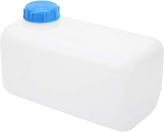 Tanque de combustível de 5L, tanque de combustível de plástico, tanque de gás de plástico 5,5L tanque de gasolina de óleo de combustível de plástico grande capacidade para carro, caminhão, navio, aviação, estacionamento, caixa de aquecedor azul (azul)