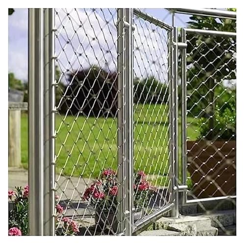 Clôture décorative en inox flexible pour animaux et balcons