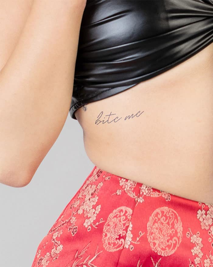 Inkbox Temporary Tattoos, Semi-Permanent Tattoo, One Premium Easy Long Lasting, Waterproof Temp Tattoo with For Now Ink - Lasts 1-2 Weeks, Mossegar, 3 x 3 in