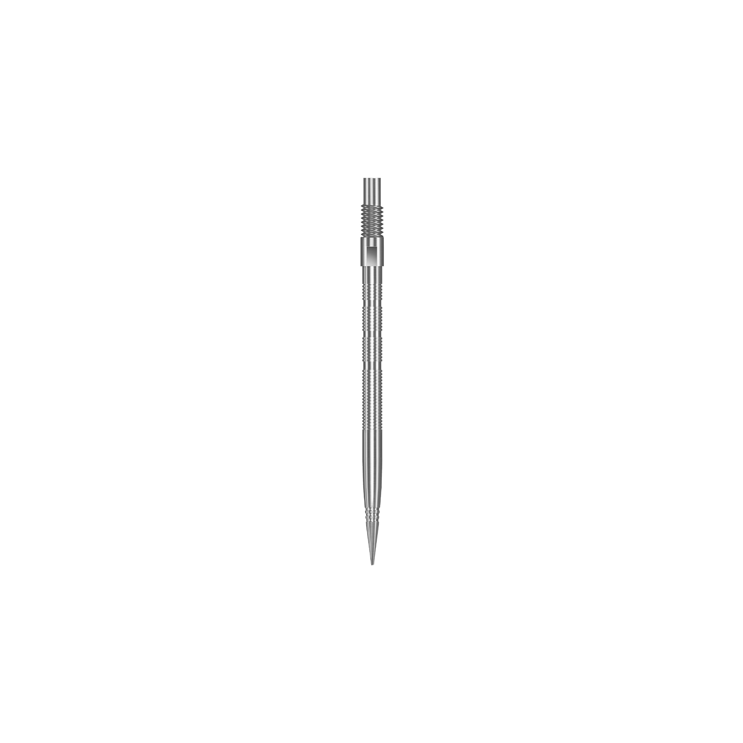 Harrows Micro Grip Quick Points – Precyzyjne frezowane CNC ostrze do dart z ulepszonym chwytem palców i konstrukcją odporną na złamania – System szybkiej wymiany ostrza (35mm, srebrny)