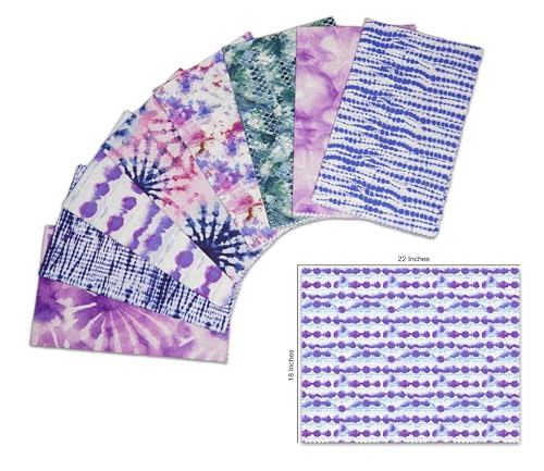 Tissu matelassé 100% coton de qualité supérieure pour patchwork tie & dye unique - 4