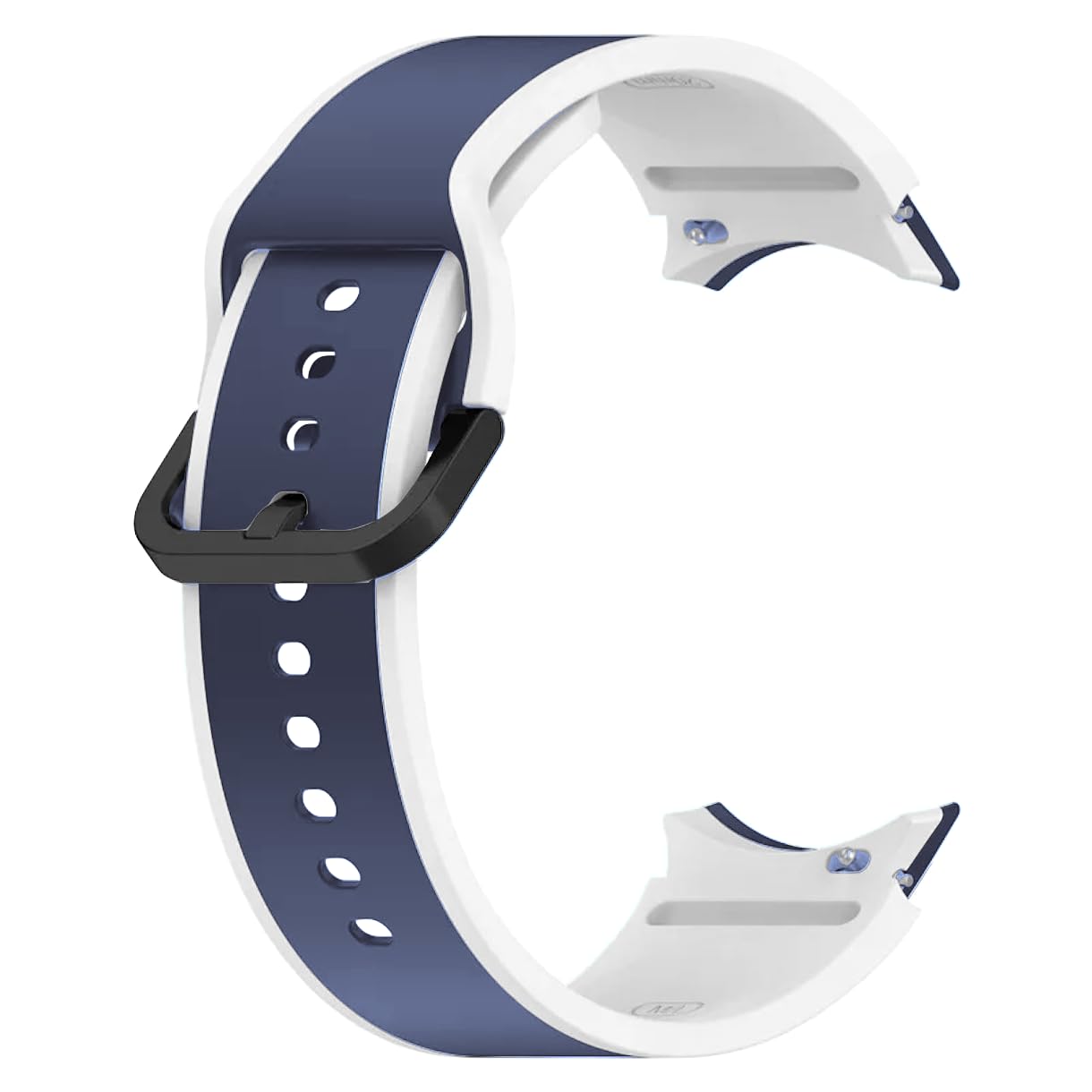 YODI Metal Buckle Dual Color Strap Band Compatible with Samsung Galaxy Watch 6 Classic, Samsung Watch 5/5 Pro, Galaxy Watch 4 40mm 44mm / Watch 4 Classic 42mm 46mm Smartwatch Bands (WHITE-BLUE) (B0CK94K2JG) Amazon Price History, Amazon Price Tracker