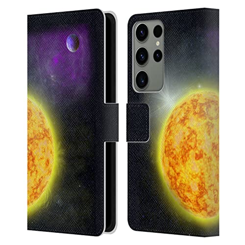 Étui portefeuille en cuir Galaxy S23 Ultra protège écran et range cartes