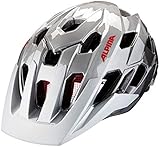 ALPINA Unisex - Erwachsene, ANZANA Fahrradhelm, darksilver-black-red gloss, 57-61 cm