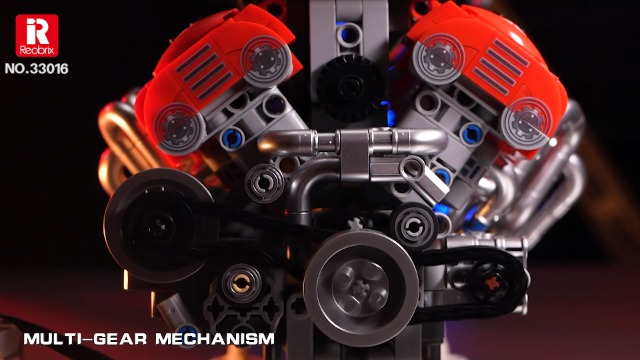 Amazon.com: Reobrix V12 Engine Building Set for Adults, 65° V 