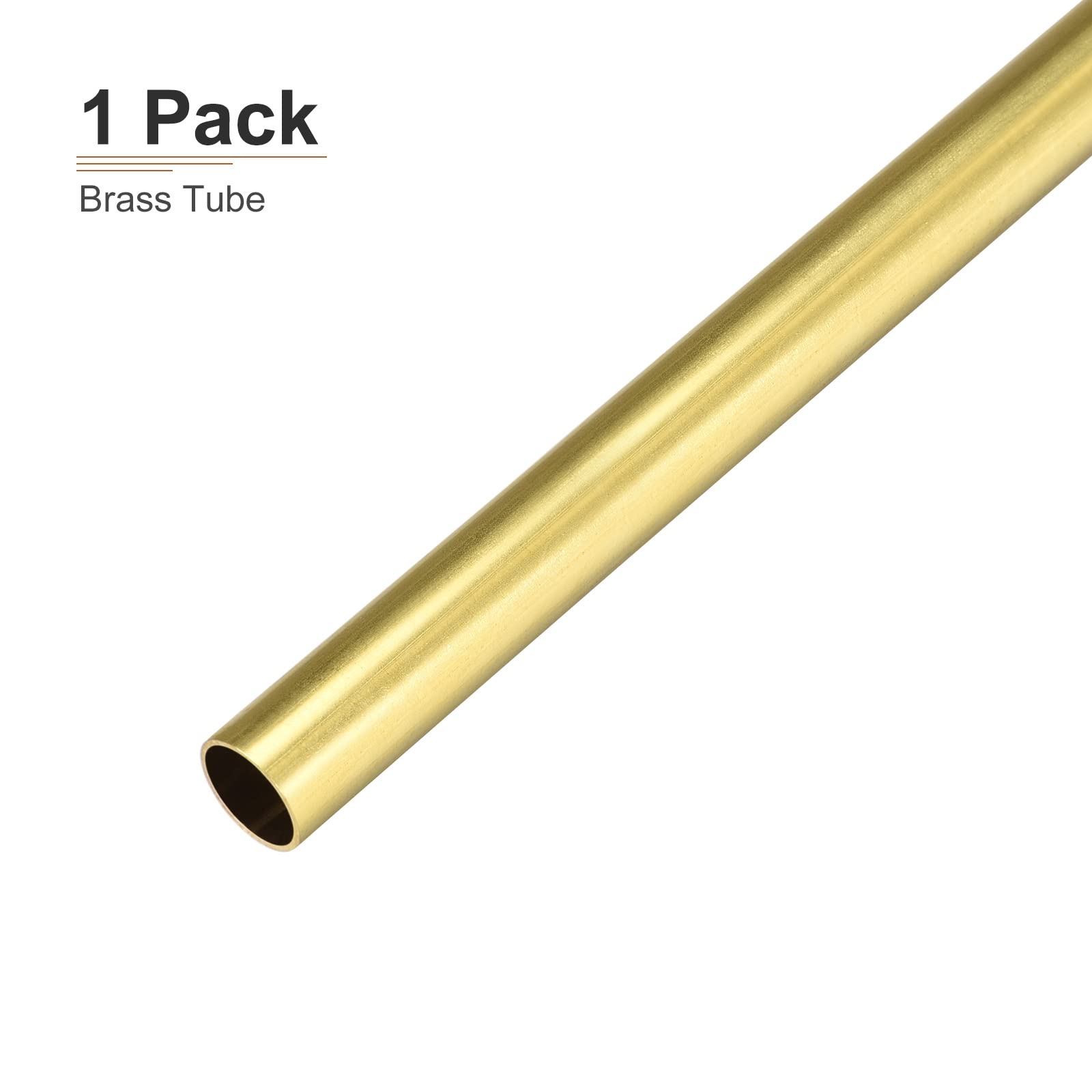 DTGN 10mm X 1mm X 300mm(ODxParoi TxL) Laiton Tube - 1Paquet