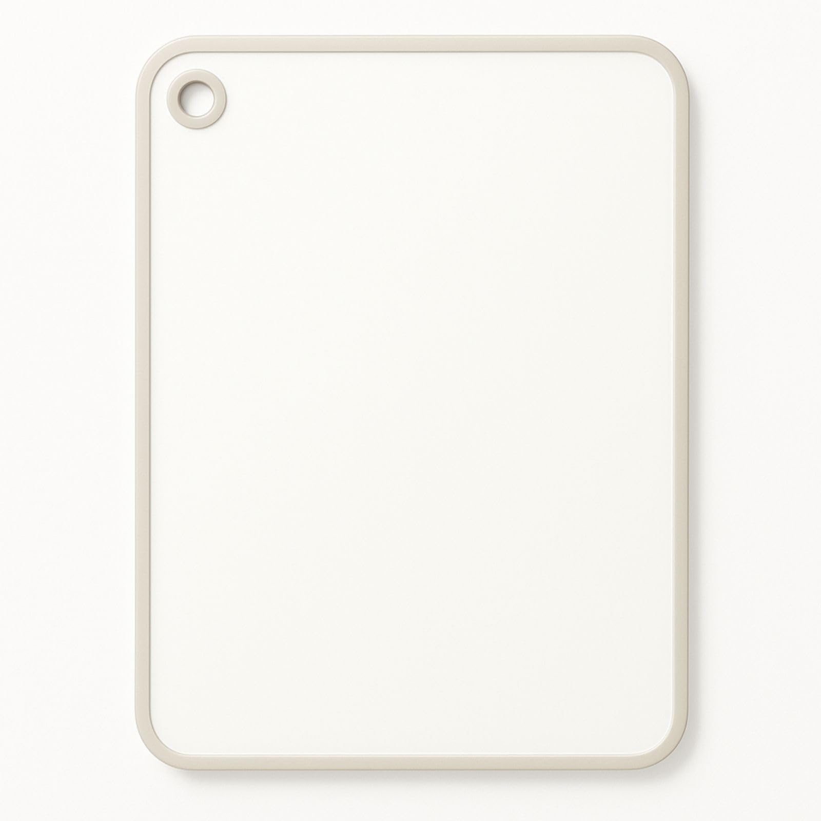 Clove Premium Plastic Chopping Boards for Kitchens, CreamWhite 40X30 Large Thick Cutting Boards Non-Slip BPA-Free Dishwasher Safe with Juice Grooves, Non Porous Surface Meat Chopping Board (L)