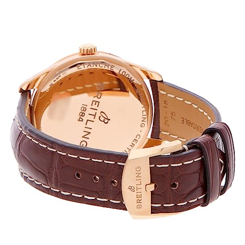 Breitling Premier Solid Rose Gold Automatic Watch R37340351G1P14