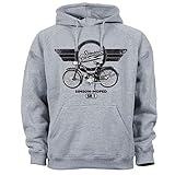 bequem sitzend P-T-D SR 1 Simson Moped Mofa DDR S 51 Enduro Schwalbe MZ Hercules Hoodie Kapuzenpullover XL