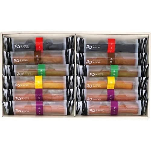 冬の贈り物お歳暮 和フィナンシェ12個入 井桁堂 小豆×4、ごま・黒糖・抹茶・柚子×各2