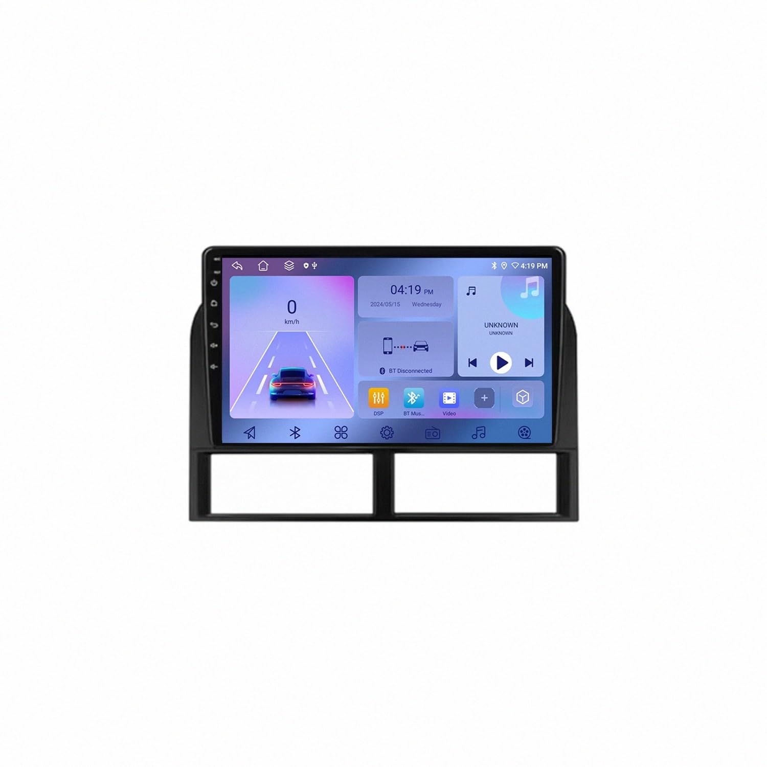 Odtwarzacz Multimedialny 2-Din dla FIAT UNO 2015-2020 Bezprzewodowe Carplay I Android Auto, Pojemnościowy Ekran Dotykowy, Nawigacja Gps Radio Fm Z, 8 Rdzeń 6G+128G