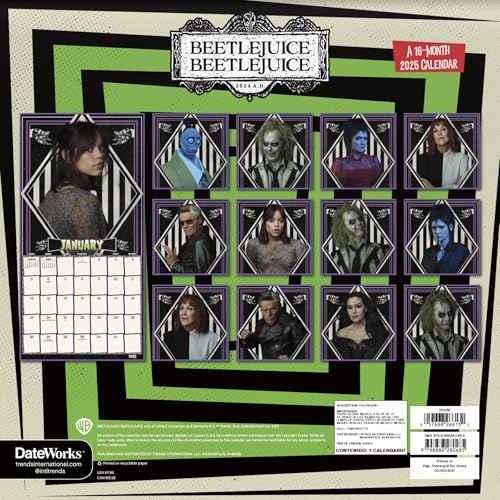 2025 Beetlejuice 2 Wall Calendar - image 4