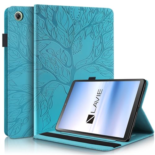 Aokil �Ή� For NEC LAVIE Tab T8 PC-T0855KAS �蒠�^�J�o�[ 8.7�^ LAVIE Tab 8HD3 (PC-TAB08H05)�p �P�[�X �ϏՌ� �S�ʕی� �u���P�b�g�����@�\ �J�[�h���[ �y�����[ PU���U�[ ��� �C