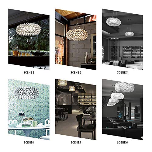 Lustre simple circulaire LED à perles pour un éclairage de magasin - 3