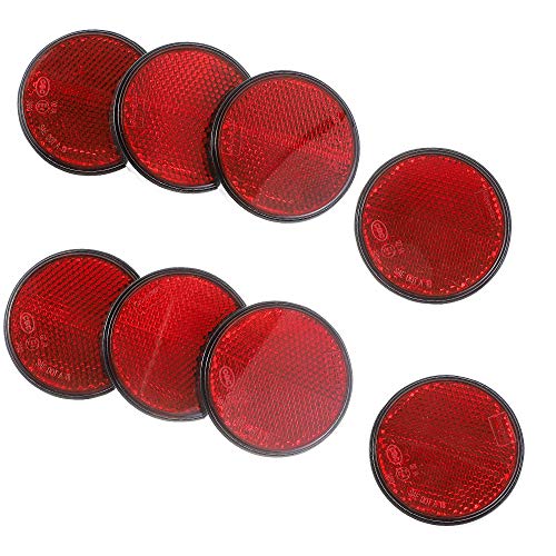 Eacalyc 8 x Catarifrangenti Rotondi Rimorchio