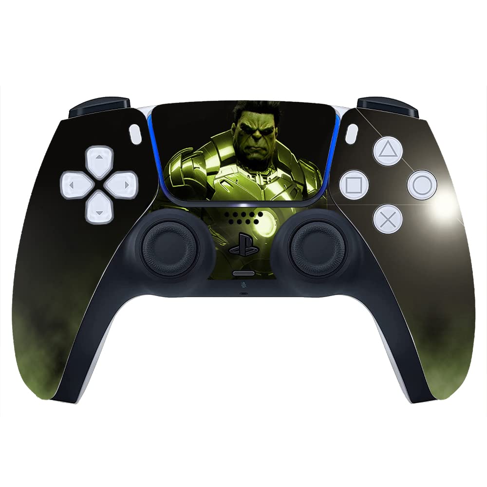 GADGETS WRAP Printed Vinyl Decal Sticker Skin for Sony PlayStation 5 PS5 Controller Only - Avengers End Game Hulk-image-6