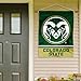 College Flags & Banners Co. Colorado State Rams Banner with Hanging Pole