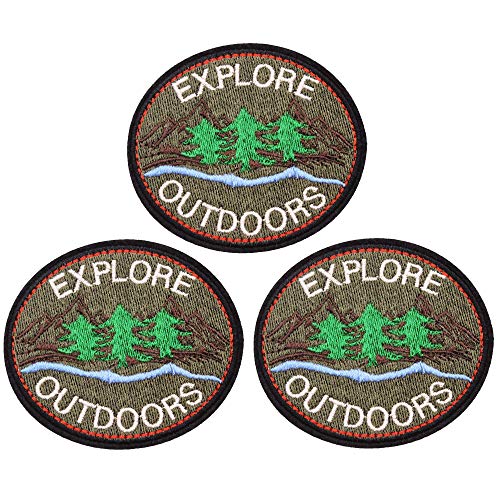 U-Sky Sew or Iron on Embroidered Patches | Explore Outdoors