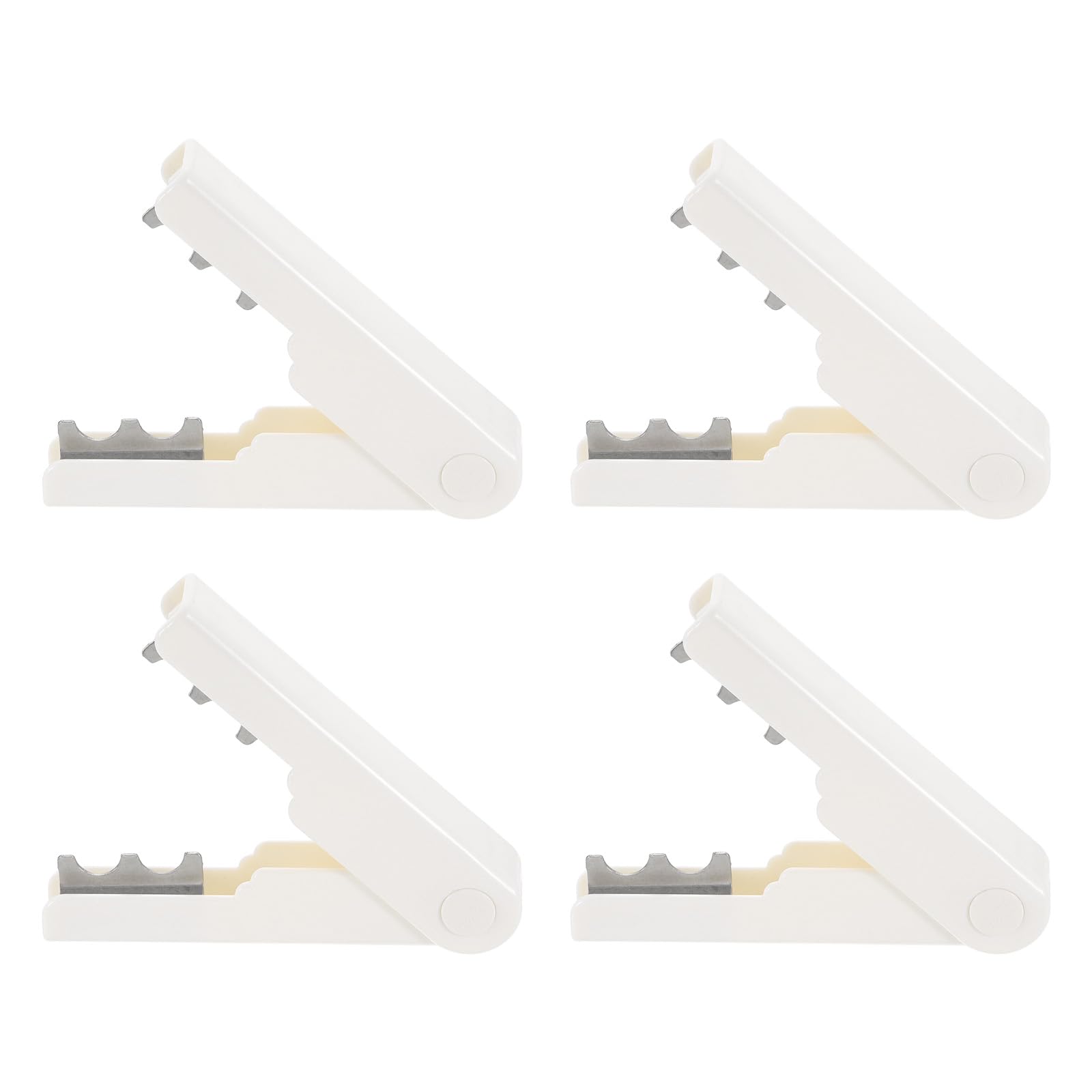 Éraleur d'épines de roses en métal lot de 4 outils de jardinage 14 cm blanc