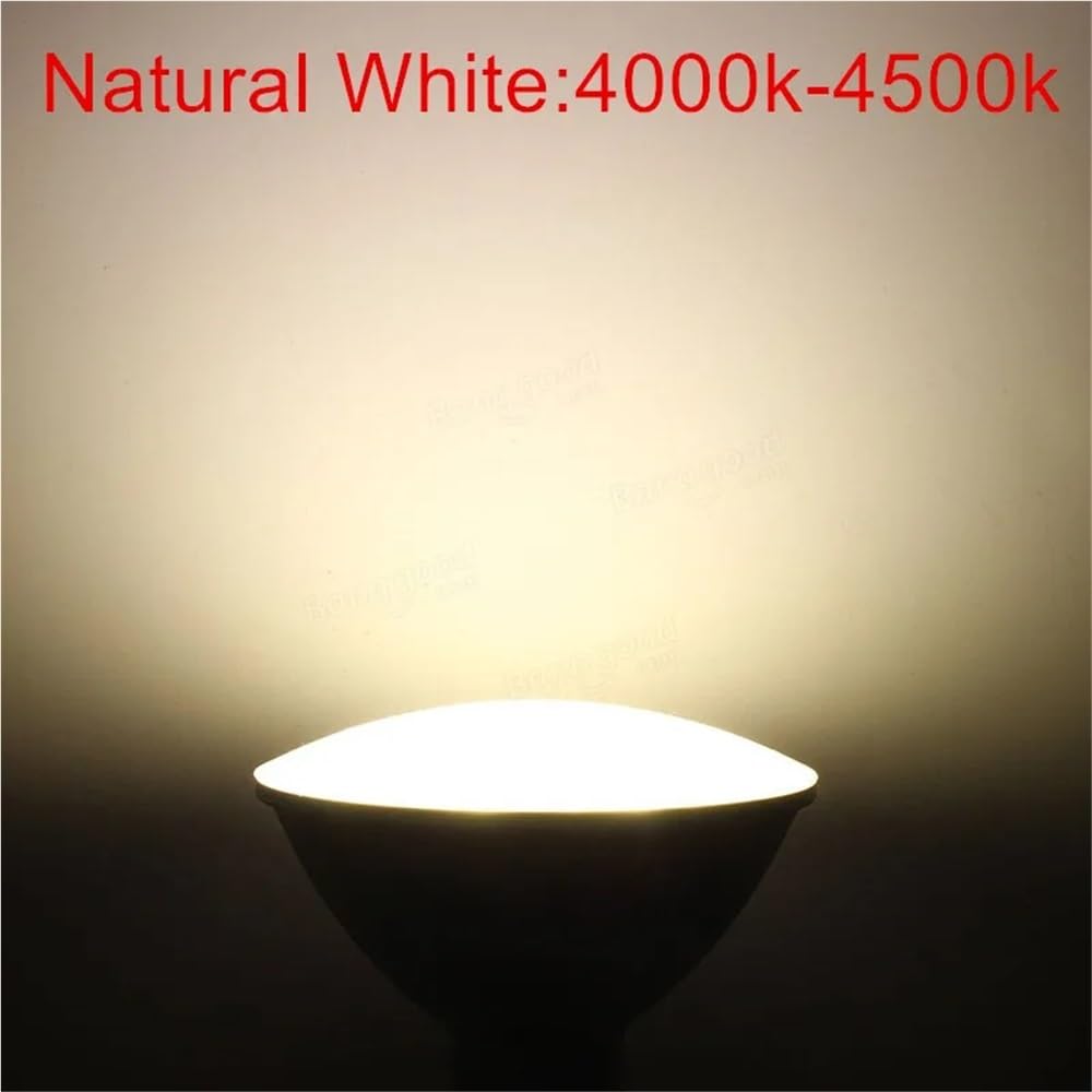 KJXP, Paquete de 4, foco PAR LED AC85-265V E27 Iluminación interior