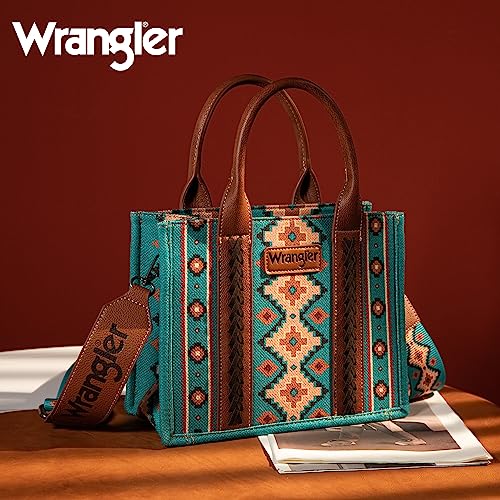 Wrangler Turquoise Aztec Small Handbag2