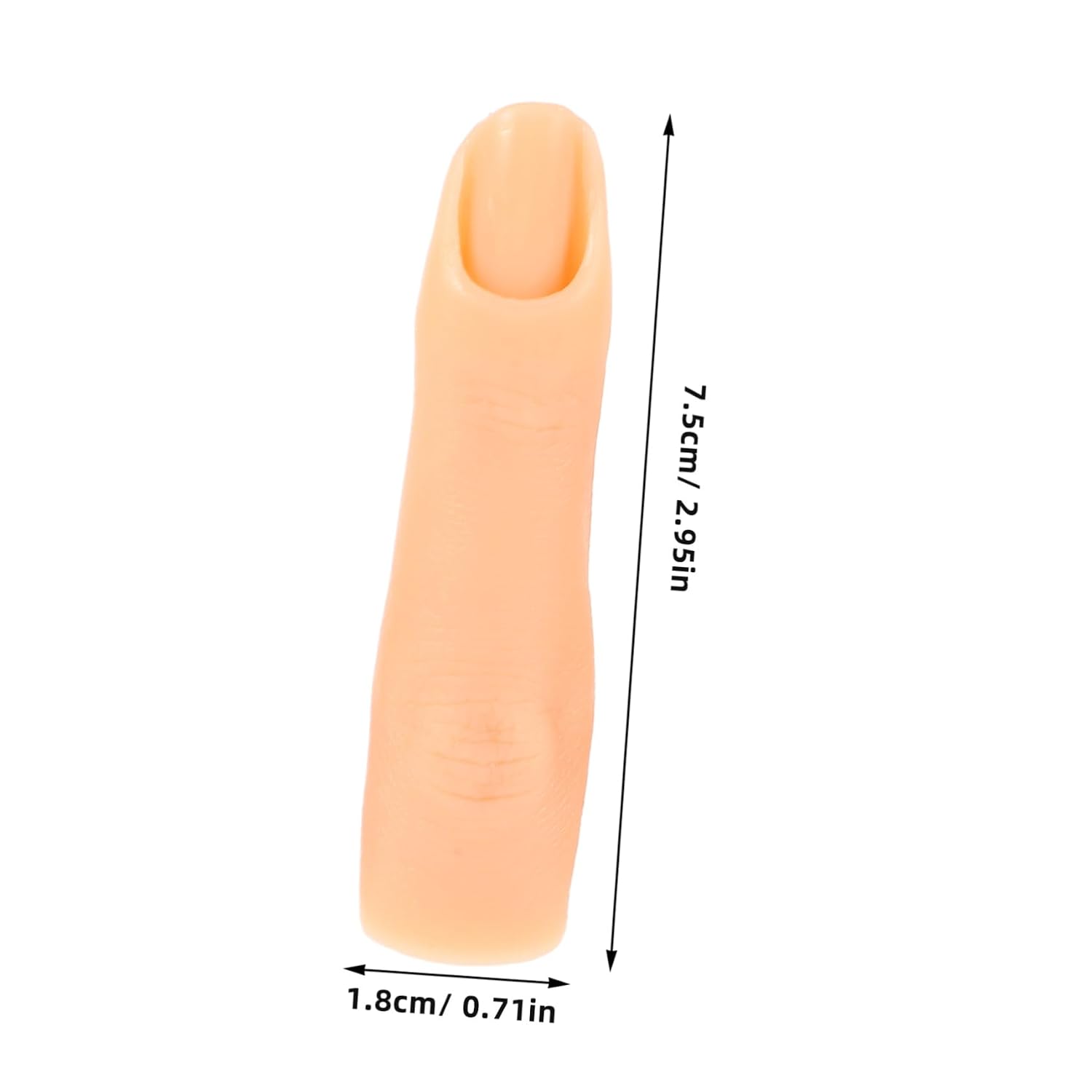 LIFKOME 5pcs Fake Finger Model Manicure Display Fingers Nail Art Practice Hand for Manicure Art and Photography