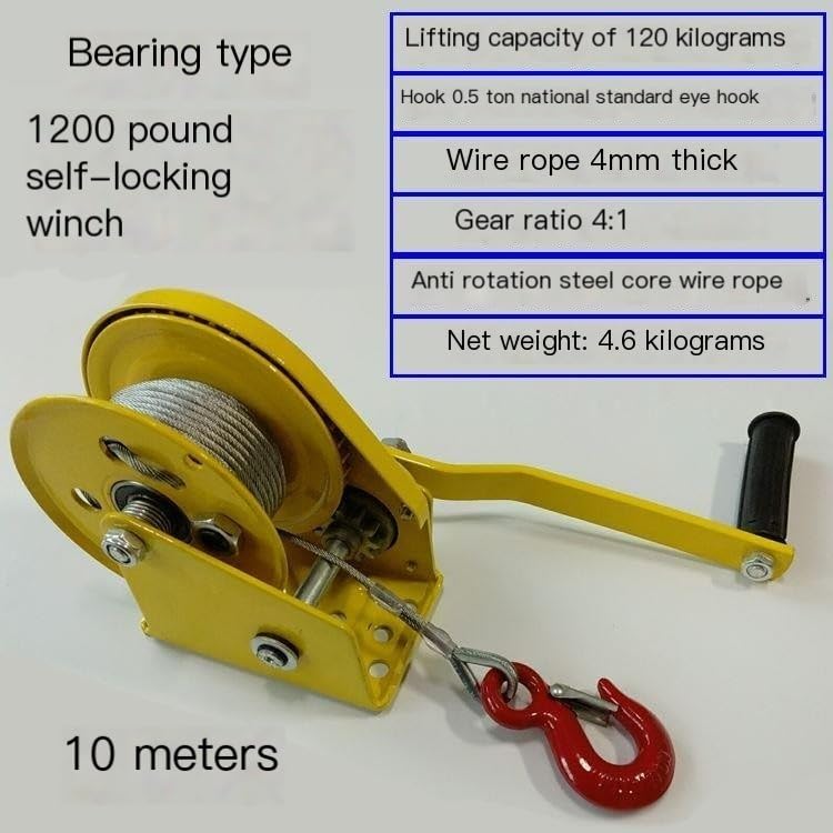 Cabrestante manual para aire acondicionado: instale soportes exteriores sin riesgo en altura 3