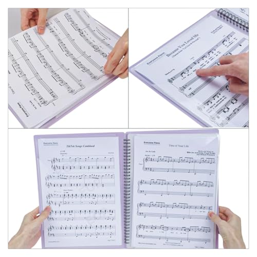 Classeur partitions à annotations directes avec 20 pochettes de protection - 3