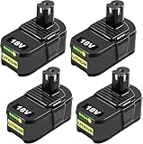 Qualité supérieure : la batterie de rechange pour Ryobi P108 18 V peut être chargée avec un chargeur d'origine sans effet mémoire. Les protections intégrées contre les dommages potentiels causés par la surcharge, la surchauffe, les erreurs de tension et les courts-circuits maintiennent les batteries et les appareils en toute sécurité.