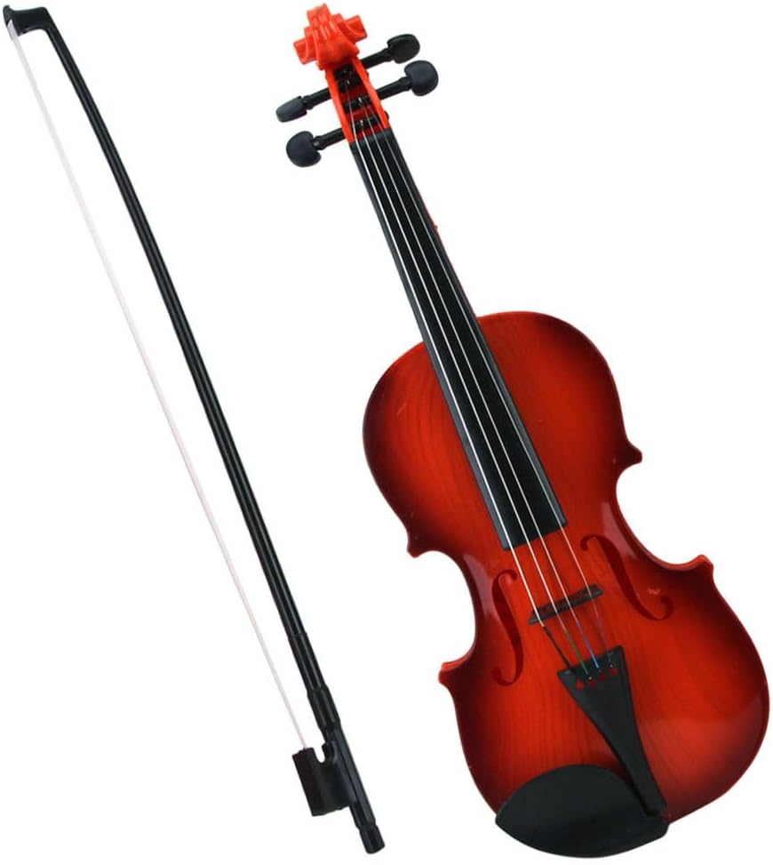 VICASKY Simulated Violin Beginner Develop Musical for Fake Models Acoustic Plaything Educational Toddler Plastic Puzzle