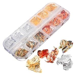 Gadpiparty 1 Satz Metallic Folien Bastelfüller