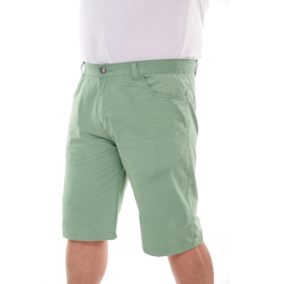 Alleppo Jeans Bermuda Masculina Plus Size em Sarja, Verde em promoção! Veja a oferta e mais achadinhos de Shorts & Bermudas 6 Hoje é o melhor dia para comprar Alleppo Jeans Bermuda Masculina Plus Size em Sarja, Verde com aquele preço maroto! Promoção! Aproveite a oferta! 6