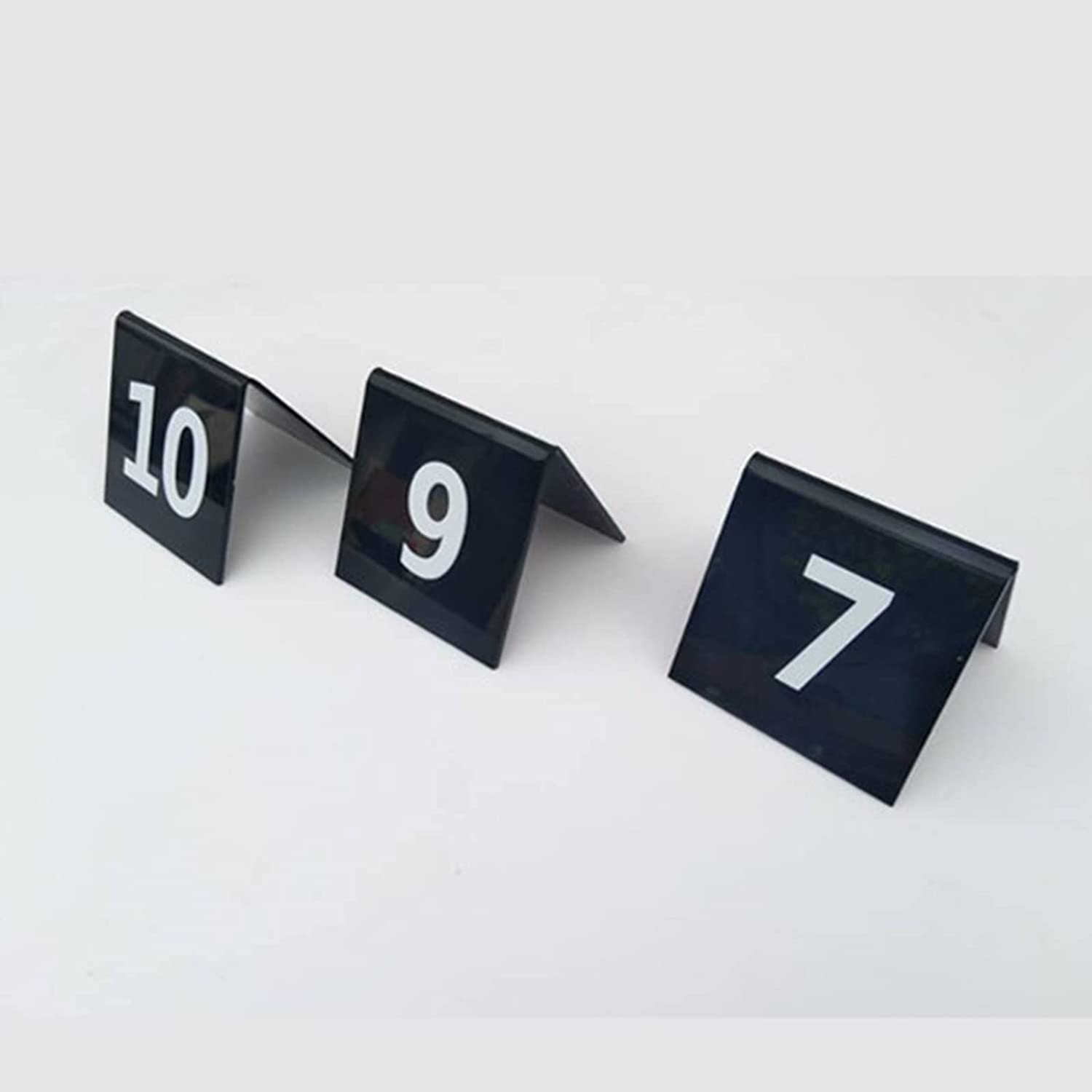 Juego De Números De Mesa Acrílicos Del 1 Al 50/100, Tarjetas Con Números De Mesa, Fáciles De Limpiar Y Colocar, Para Bodas, Hoteles, Restaurantes, Cafeterías, Bares, Letr,1 to 50-8*8Cm(3*3Inch)