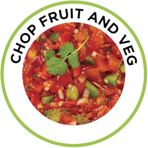 Russell Hobbs Food Collection Electric Mini Chopper, Dices & Purees Fruit & Vegetables - recipes included, 500ml, Removable dishwasher-safe bowl, lid & blade, Simple one-button operation, 75W, 22220 - Image 6