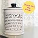 Cottage Creek Jars | Motorcycle Money Ceramic Bank, Motorcycle Piggy Bank for Men - Unique Car Accessories & Birthday Gifts for Women, Men | Home Decor Coin Jar, Candy Jar | Biker Gifts