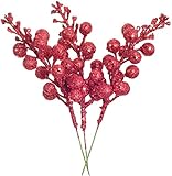 Photo Gallery beluapi - set di 12 bastoncini natalizi glitterati per albero di natale, 20 cm, ideali per albero di natale, ghirlande, decorazioni per matrimoni più bianche. Photo Gallery beluapi - set di 12 bastoncini natalizi glitterati per albero di natale, 20 cm, ideali per albero di natale, ghirlande, decorazioni per matrimoni più bianche.