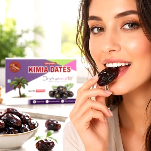 Image of Dryfruit Mart Original Kimia Dates (khajoor), 400g | Soft Premium Khajoor for Instant Energy, Digestion & Bone Strength | 100% Natural, No Preservatives & Gluten Free
