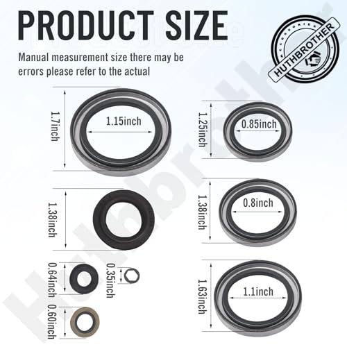Kit de sellos para caja de cambios Johnson Evinrude para evitar pérdidas de aceite de transmisión 5