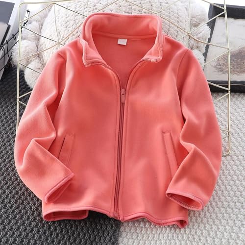Unisex Polar Fleece Warm Jacket Boys Teen Girls Fall Winter Coat Zip-up Sweatshirts Lightweight Long Sleeve Jackets2
