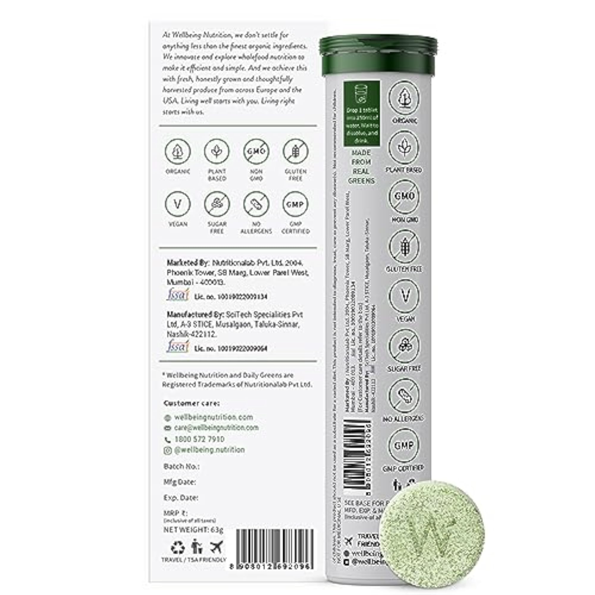 Daily Greens Multivitamins - 15 Pack