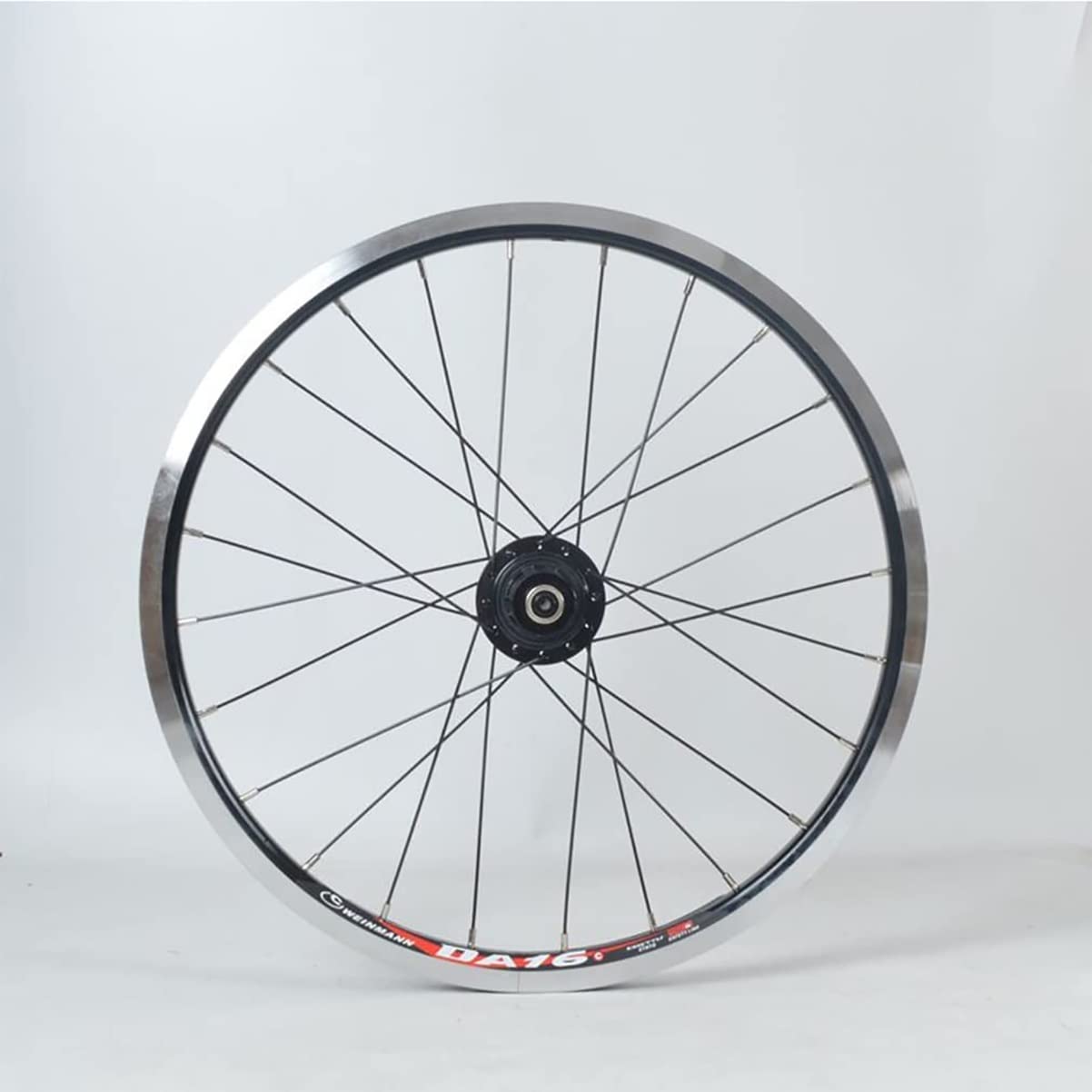 Juego De Ruedas Plegables 20in Llanta BMX 406/451 Freno V Liberación | Rápida Rueda Delantera Trasera Bujes 20/24H QR 74/130mm Para Cassette 7-11 Velocidades(Black,406)